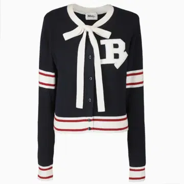 [ 미사용 새상품 ] Bibiy. B. CLUB TIE CARDIGAN