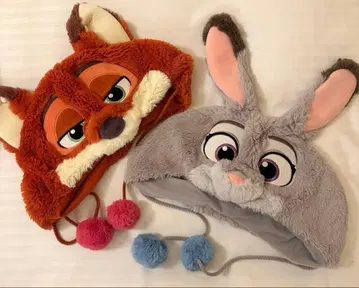 [ 새상품 ] 팬캡 2개 세트 닉 & 주디 디즈니 주토피아