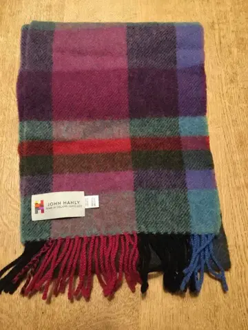 JOHN HENRY 멀티 체크 무늬 머플러