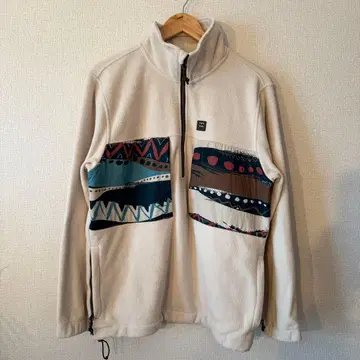 Billa bong 플리스 자켓 크림색