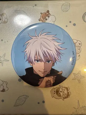 주술회전전 고죠 사토루 캔뱃지