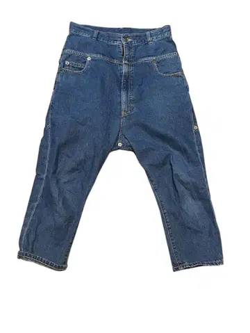 메르시보쿠 데님 여성용 데님 사루엘 팬츠