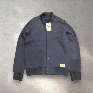 미사용 새상품 맨투맨 바시티 자켓 스타일 자켓 L 네이비 플리스