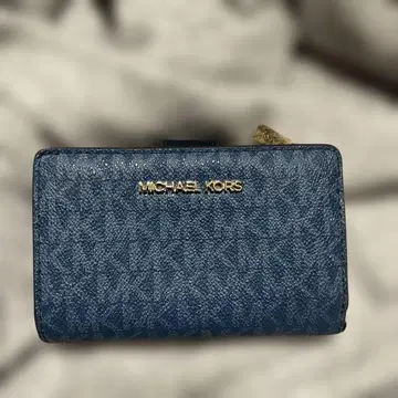 MICHAEL KORS 네이비 접이식 지갑