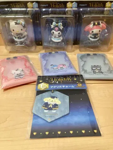 산리오 해피 복권 A상 피규어 세트
