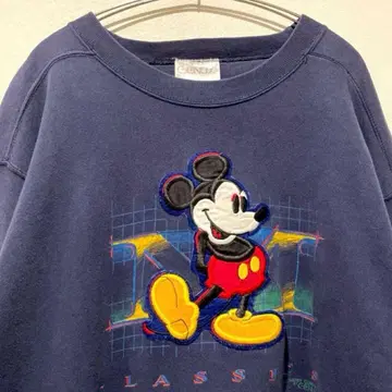 Disney 디즈니 맨투맨 L USA제 미키 90s 빈티지