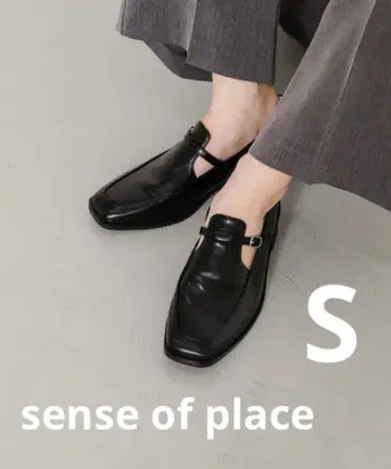 sense of place 스퀘어 디자인 로퍼 S