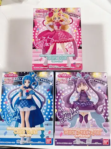 큐티 피규어 키미토 아이돌 프리큐어 3종 세트