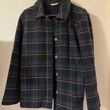 체크 테일러드 자켓 구제 의류