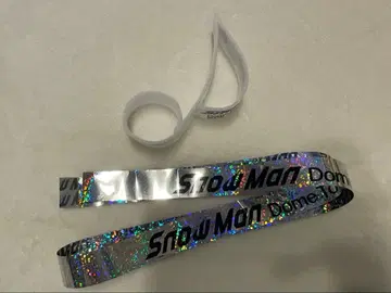 Snow Man Dome Tour 낙하물 (음표/은색 테이프)