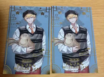 니지산지 엑스 알비오 금박 카드 아니카페