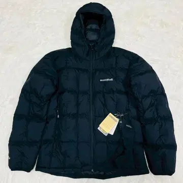 몽벨 네쥬 다운 후드티 Men's XL 블랙 미사용 완판템 택 포함