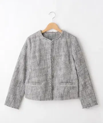 Begum 트위드 프린지 자켓 월드