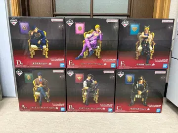 죠죠의 기묘한 모험 피규어 6체 세트 제일복권 상위상 컴프