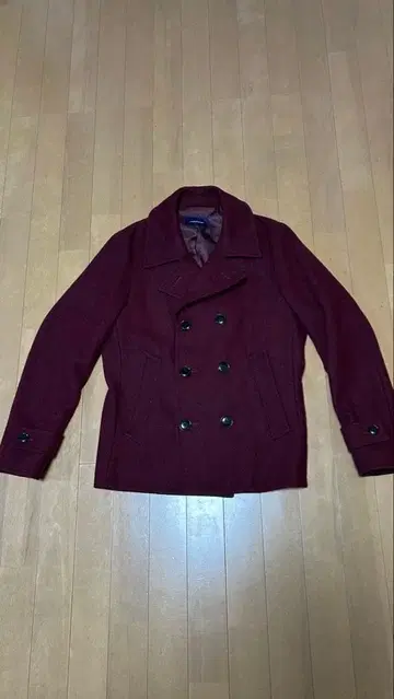 UNION STATION 유니온 스테이션 버건디 피 코트