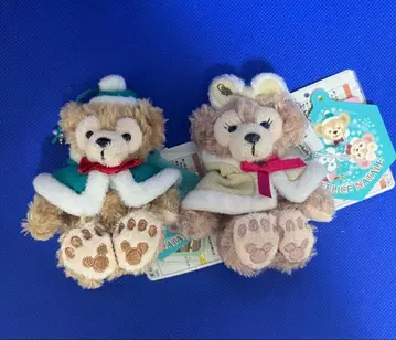 TDS 2014년 더피 & 셰리 메이 크리스마스 봉제 인형 스트랩