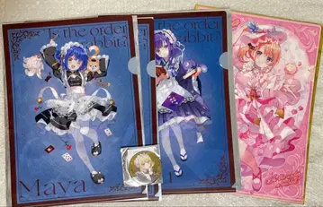 주문은 토끼입니까? OIOI 메이드 클리어 파일 캔뱃지 5점