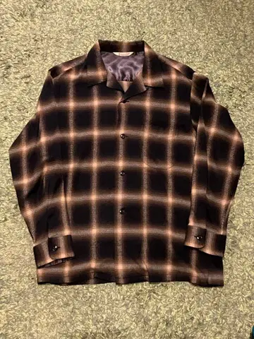 60s 복각 towncraft 옴브레 레이온 셔츠 타운크래프트