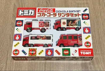 코카콜라 산타 세트 토미카 4대 트럭 미니카