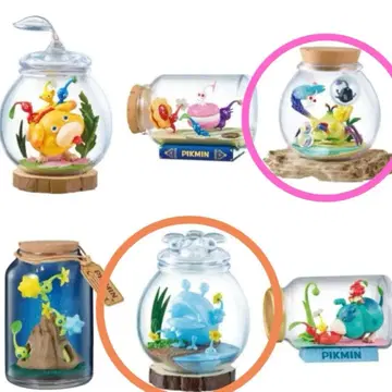 피크민 테라리움 컬렉션 2 해변의 싸움 얼음 붙이기 2개 세트