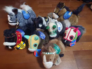 슈퍼 호스 봉제 인형 경마 8체 세트 아반떼 S