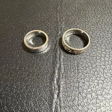 AVALANCHE 반지 2개 세트