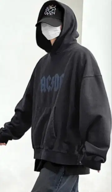 [ SCENERITY ] 블랙 후디 코튼 100% 후드티 한국 코디