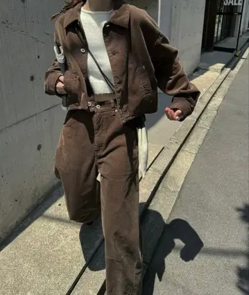 willfully 코듀로이 셋업