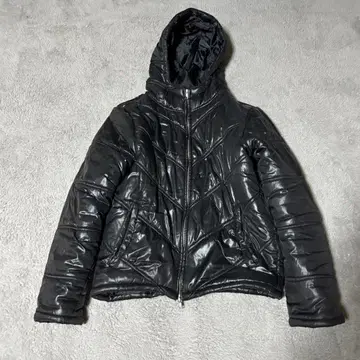 [ USED ] Jackrose 광택 자켓 후드티 사이즈 4 Y2K