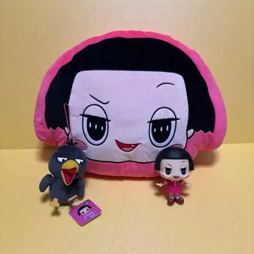 치코 쿠션과 치코 소프트 비닐 쿄에 마스코트