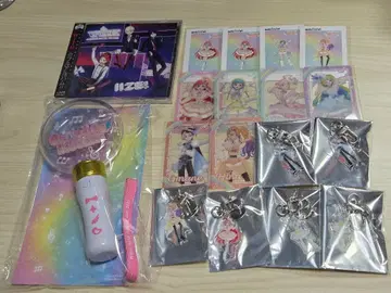 와차 프리매직 크로싱 라이브 특전 키링 행거 응원봉