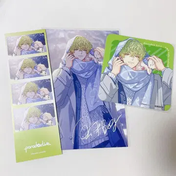 Paradox Live 에모카페 호쿠사이 혜택 코스터 포스카 4컷