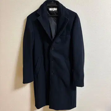 VANQUISH 체스터 코트 S 사이즈 네이비 컬러