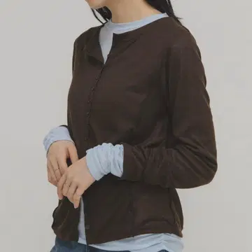 KBF 바이컬러 레이어드 티셔츠