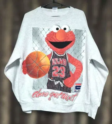 미국제 세서미 스트릿 엘모 조던 맨투맨 트레이닝복