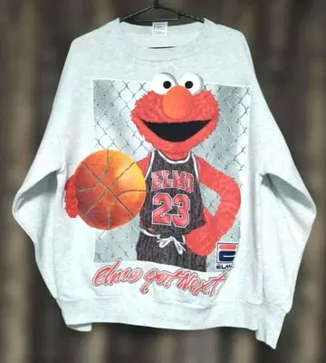 미국제 세서미 스트릿 엘모 조던 맨투맨 트레이닝복