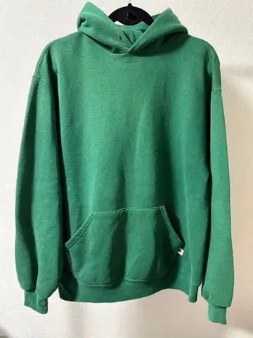 러셀 후드티 그린 맨투맨 미국제 L
