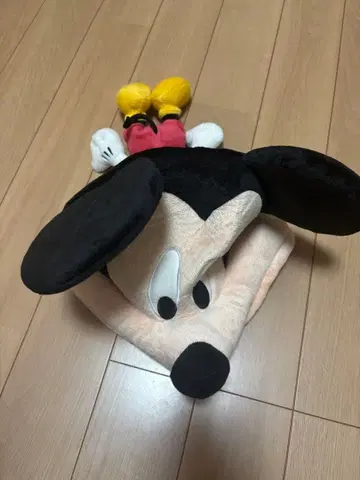 미키마우스 팬캡 봉제 인형