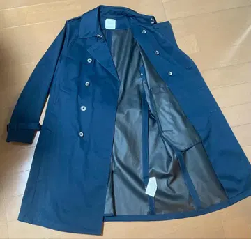 UNITED TOKYO 네이비 더블 브레스트 트렌치코트