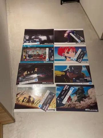 제일복권 건담 지크 액스 클리어 포스터 & 플레이트