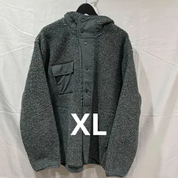 새상품 GU ENGINEERED GARMENTS 보아 플리스 스냅 후드티