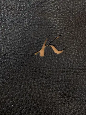 키타무라 블랙 가죽 숄더백