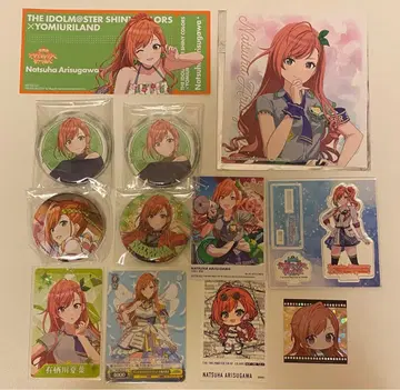 샤니마스 아리스가와 나츠하 캔뱃지 아크릴 스탠드 카드 묶음 판매