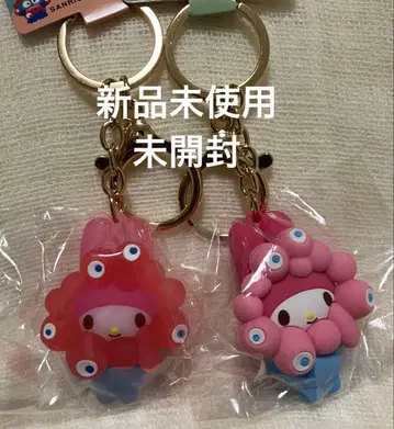 [ 2개 세트 ] 산리오 입체 마스코트 클리어 파스텔 마이멜로디