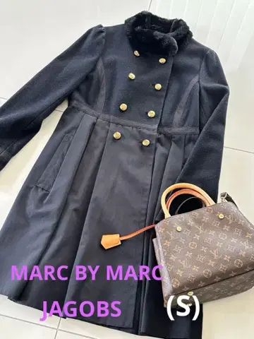 울 더블 브레스트 코트 블랙 가격 인하