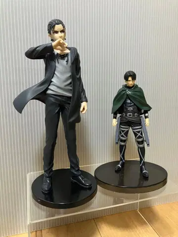 제일복권 진격의 거인 b상 엘렌 리바이 피규어