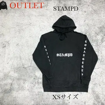 OUTRET stampd 프린트 풀오버 후드티 수입 서해안