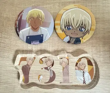 명탐정 코난 아무로 토오루 황혼 넘버 아크릴 플레이트 블록 캔뱃지