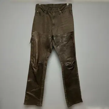 MaxFritz 프론트 가죽 절개 라이팅 팬츠 46