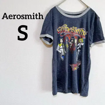 레어 Aerosmith [ S ] 에어로스미스 그래픽 티셔츠 다크 그레이